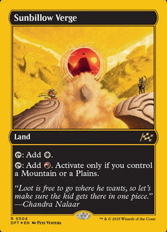 Sunbillow Verge (Gold Foil)