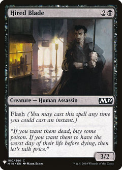 Hired Blade (M19-100)
