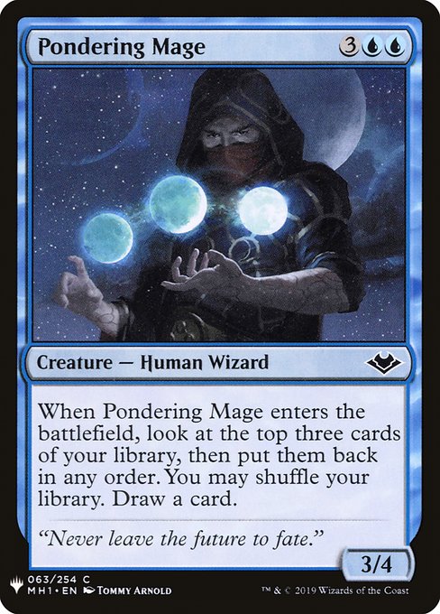 Pondering Mage - Nonfoil