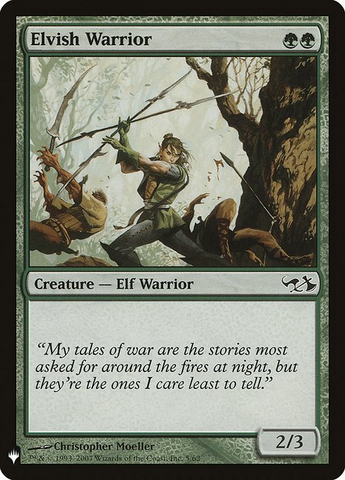 Elvish Warrior - Nonfoil