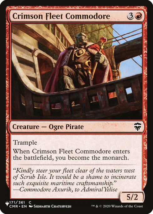 Crimson Fleet Commodore - Nonfoil