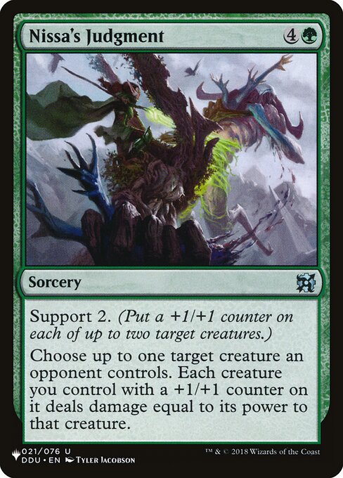 Nissa's Judgment - Nonfoil