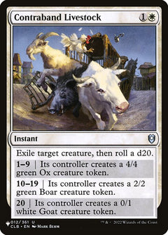 Contraband Livestock (CLB-12)