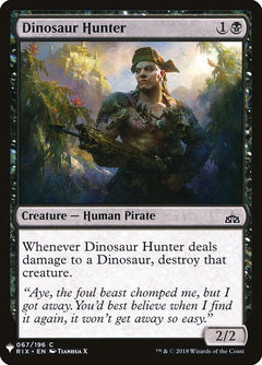 Dinosaur Hunter (RIX-67)