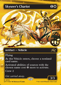 Skyseer's Chariot (Borderless - Gold Foil)