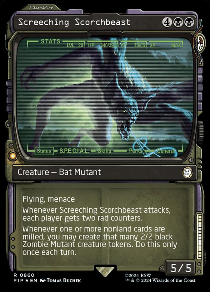 Screeching Scorchbeast (Showcase - Surge Foil)