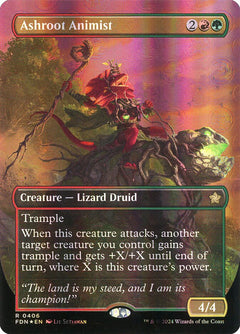 Ashroot Animist (Borderless - Mana Foil)