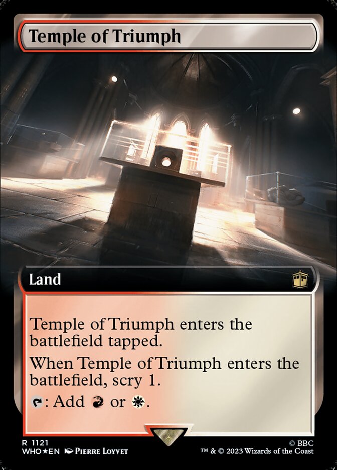 Temple of Triumph (Extended Art - Surge Foil)