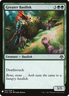 Greater Basilisk (IMA-165)
