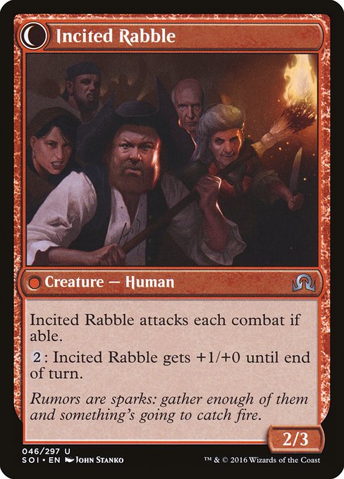 Incited Rabble (back)
