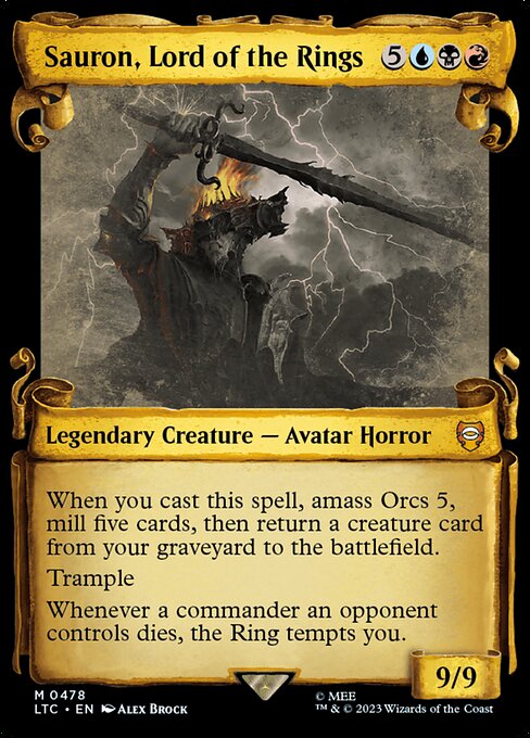 Sauron, Lord of the Rings - Nonfoil