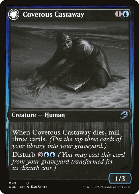 Covetous Castaway // Ghostly Castigator - Nonfoil