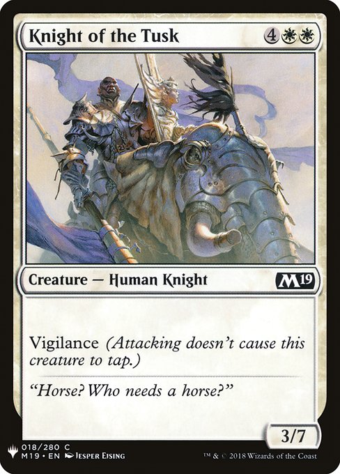 Knight of the Tusk - Nonfoil