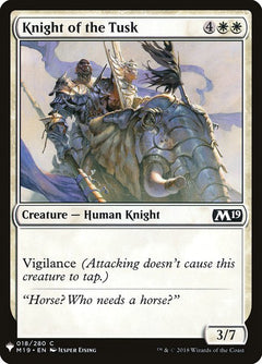 Knight of the Tusk (M19-18)
