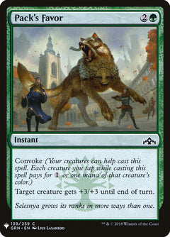 Pack's Favor (GRN-139)