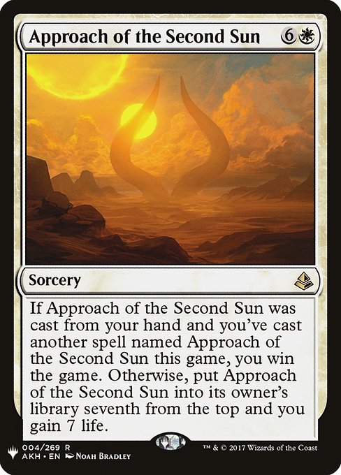 Approach of the Second Sun - Nonfoil