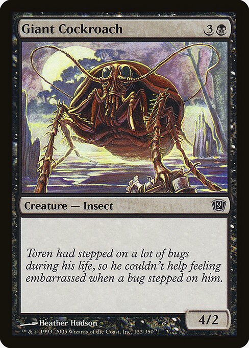 Giant Cockroach - Foil