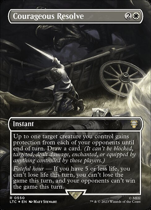 Courageous Resolve - Foil