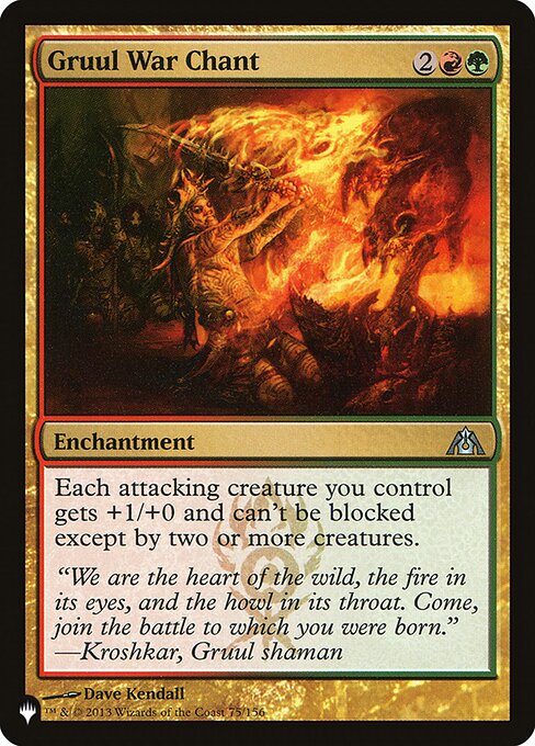 Gruul War Chant - Nonfoil