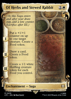 Of Herbs and Stewed Rabbit (Scroll Showcase)