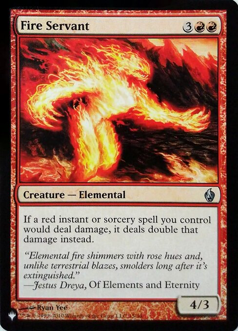 Fire Servant - Nonfoil