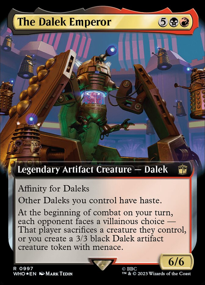 The Dalek Emperor (Extended Art - Surge Foil)