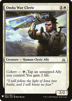 Ondu War Cleric (OGW-31)