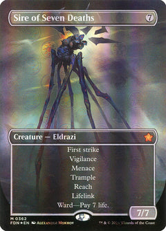 Sire of Seven Deaths (Borderless - Mana Foil)