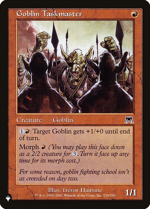 Goblin Taskmaster - Nonfoil