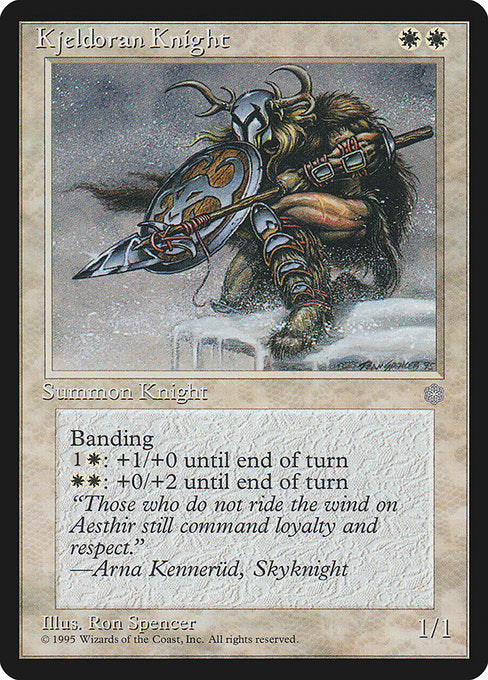 Kjeldoran Knight - Nonfoil