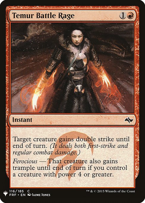 Temur Battle Rage - Nonfoil