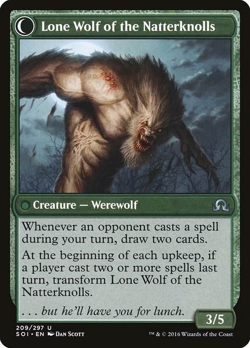 Lone Wolf of the Natterknolls (back)