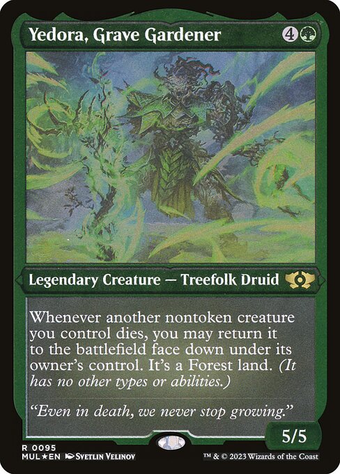 Yedora, Grave Gardener - Etched