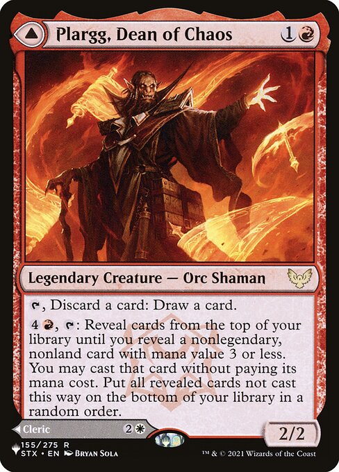 Plargg, Dean of Chaos // Augusta, Dean of Order - Nonfoil