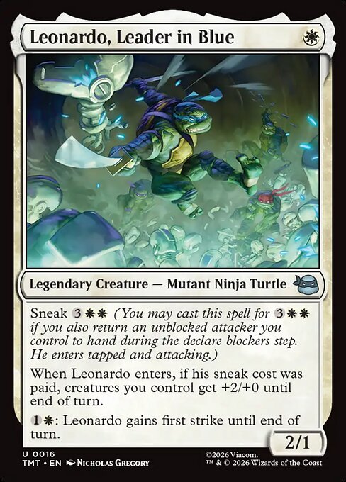 Leonardo, Leader in Blue - Nonfoil