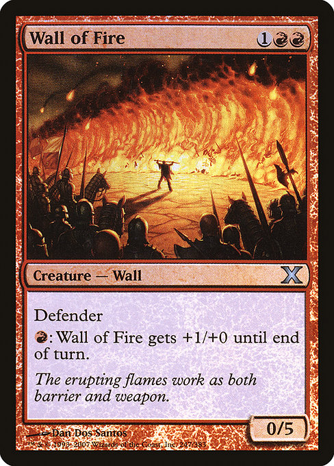 Wall of Fire - Foil