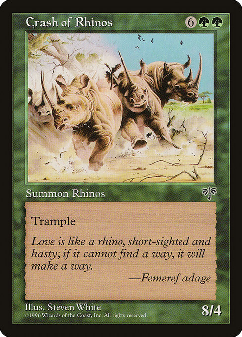 Crash of Rhinos - Nonfoil