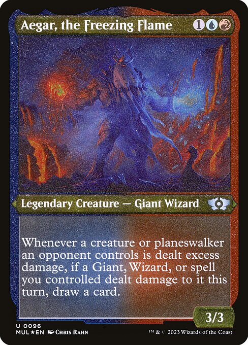 Aegar, the Freezing Flame - Etched