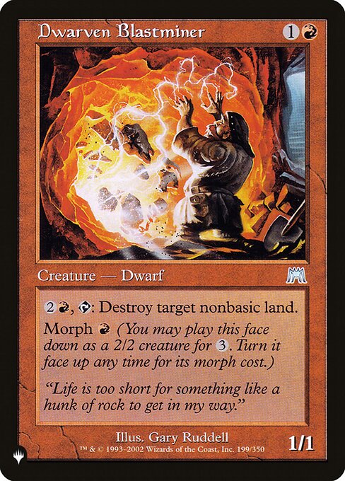 Dwarven Blastminer - Nonfoil