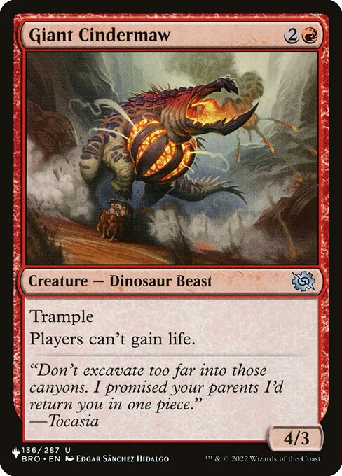 Giant Cindermaw - Nonfoil