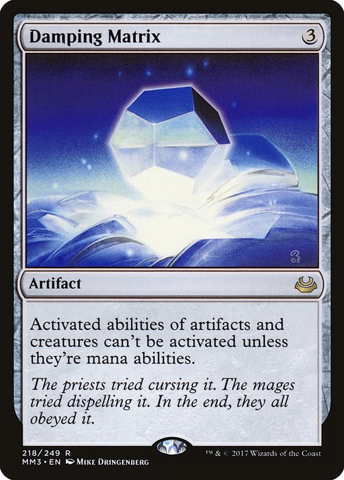 Damping Matrix - Nonfoil