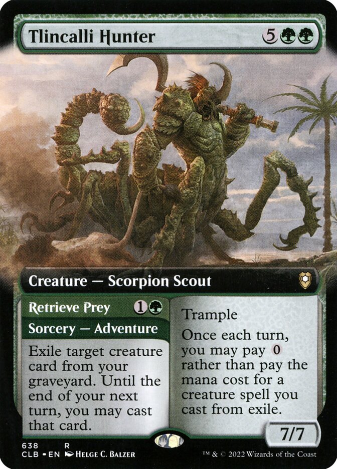 Tlincalli Hunter // Retrieve Prey (Extended Art)