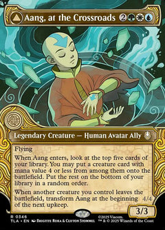Aang, at the Crossroads // Aang, Destined Savior (Elemental Frame)