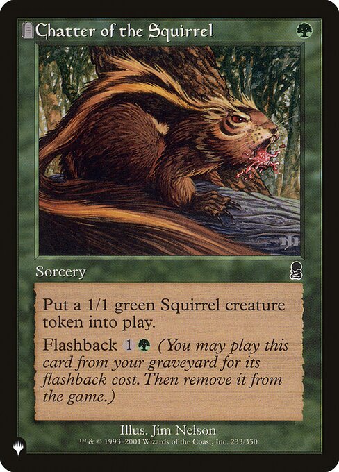 Chatter of the Squirrel - Nonfoil