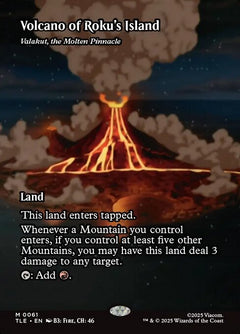 Valakut, the Molten Pinnacle [Volcano of Roku's Island] (Borderless - Source Material)