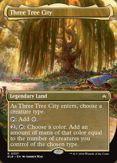 Three Tree City (Borderless - Spring)