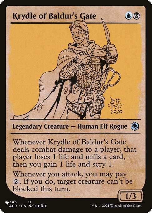 Krydle of Baldur's Gate - Nonfoil