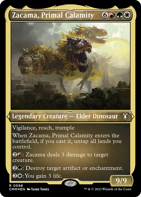 Zacama, Primal Calamity - Etched