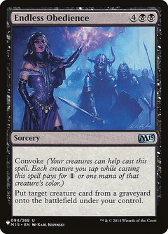 Endless Obedience (M15-94)