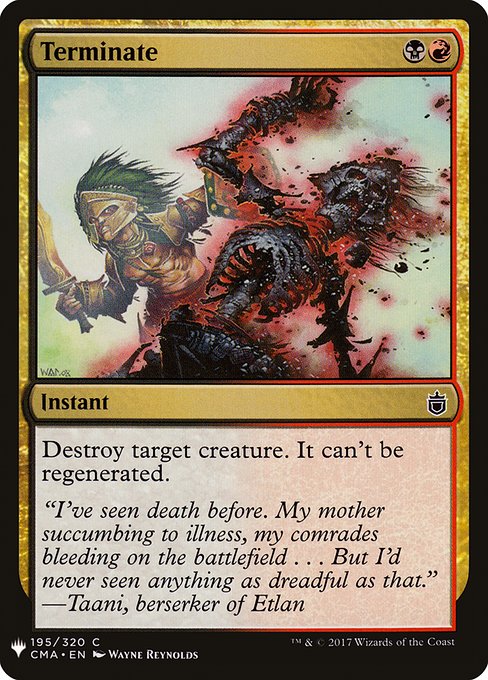 Terminate - Nonfoil